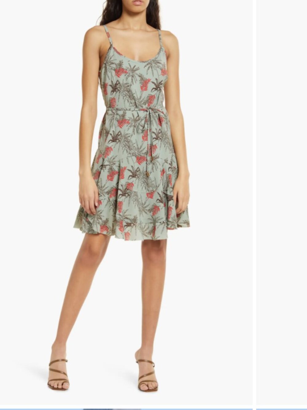 Botanical Print Minidress.
